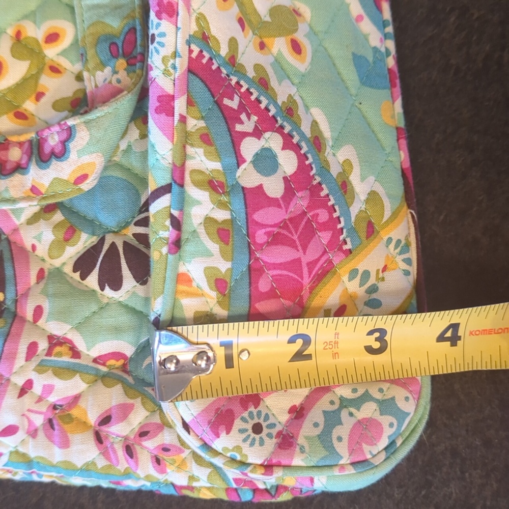 Vera Bradley Paisley Quilted Shoulder Bag - Picture 9 of 11